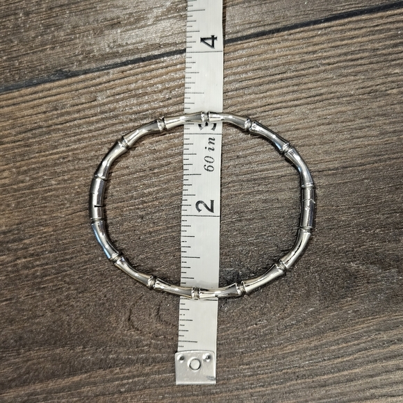 NEW 🌟 Gold Or Silver Bamboo Bangle Bracelets - Picture 7 of 12